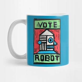 Vote Robot Mug